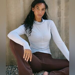 Free People Movement Barre None Layer Ice Grey NWT Long Sleeve Top